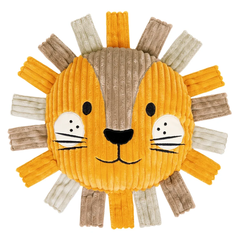 Kinder Leo Löwe Schnur-Kissen - Ocker
