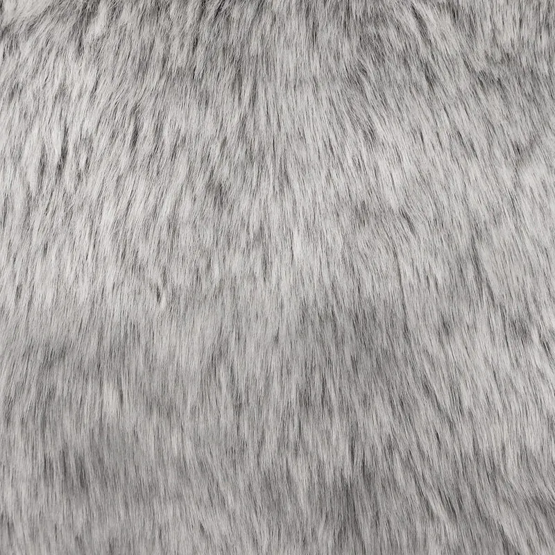 Kunstfell-Sitzsack von für Kinder, Grau