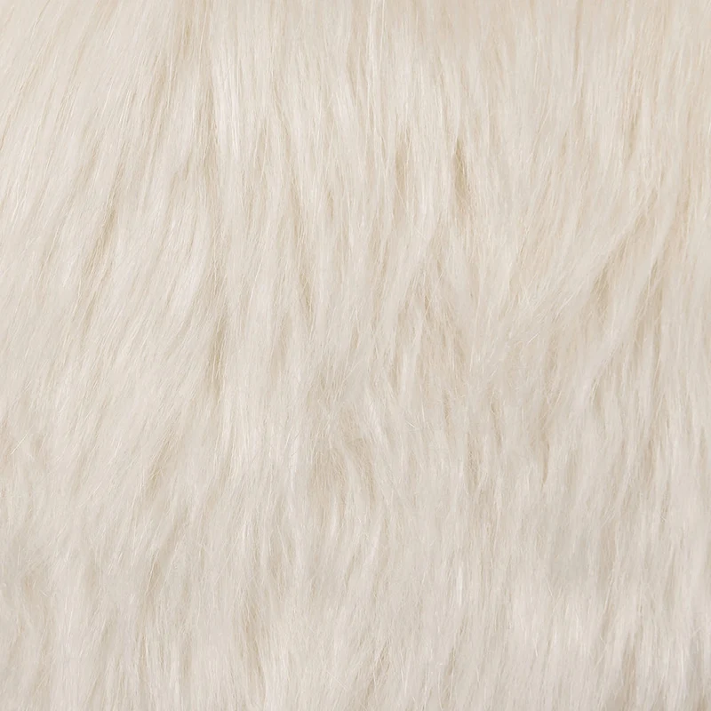 Kinder Kingston Luxus-Sitzsack aus Kunstpelz – Beige