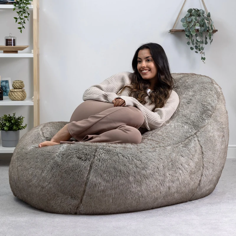 Kunstfell-Traumliege Sitzsack – Lapin
