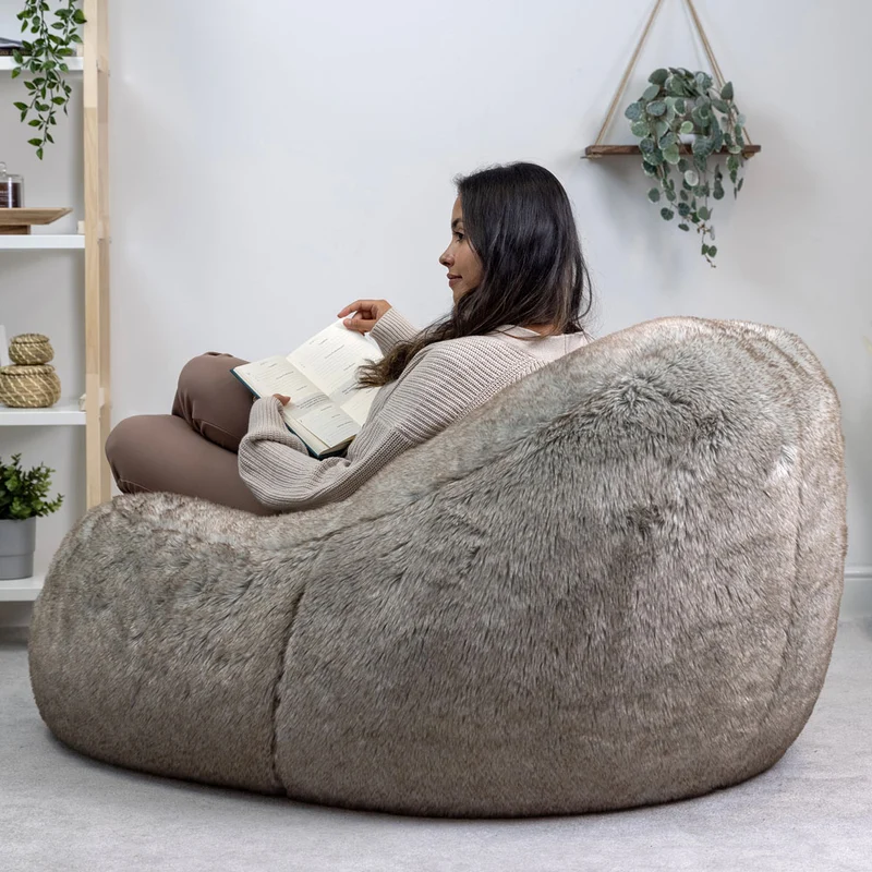 Kunstfell-Traumliege Sitzsack – Lapin
