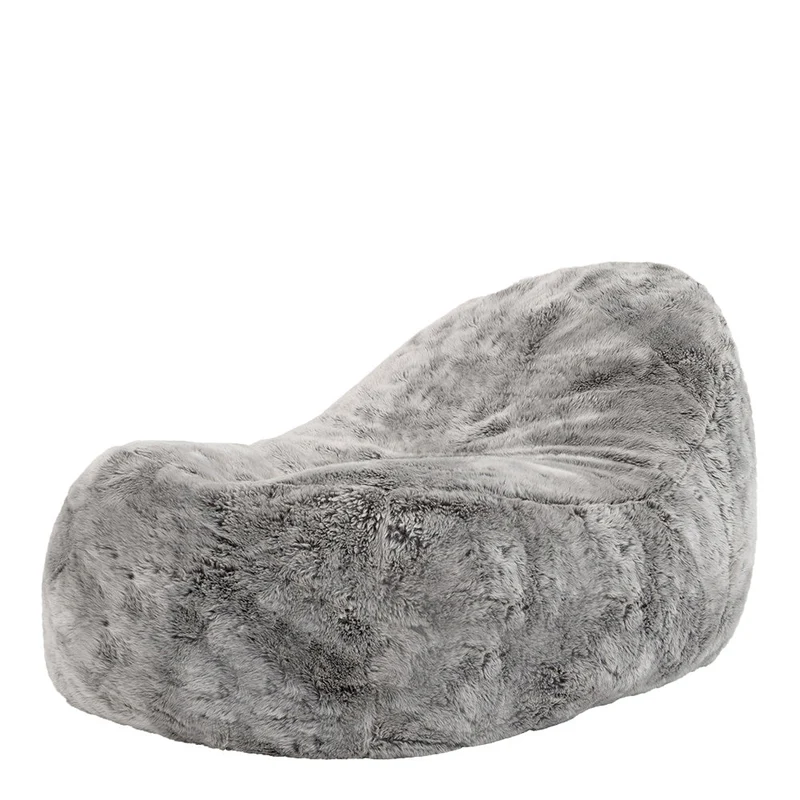 Dream Kunstfell-Lounger, Grau