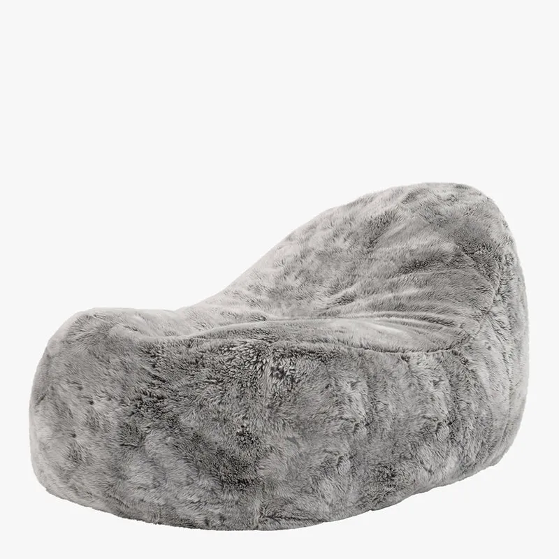 Dream Kunstfell-Lounger, Grau