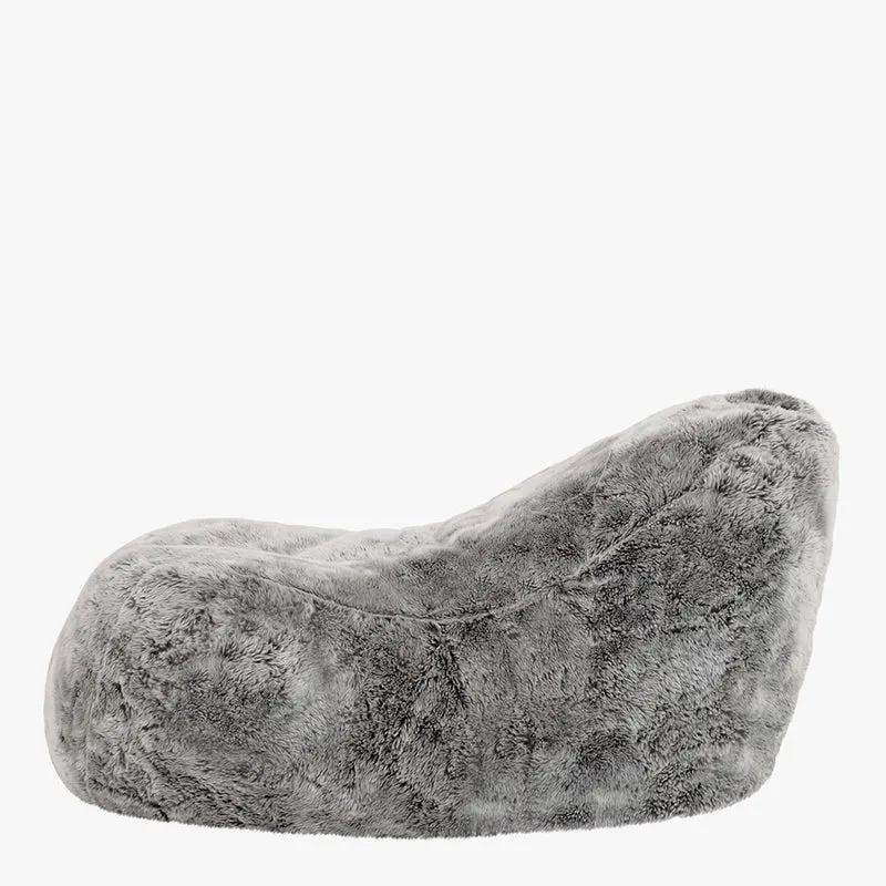 Dream Kunstfell-Lounger, Grau