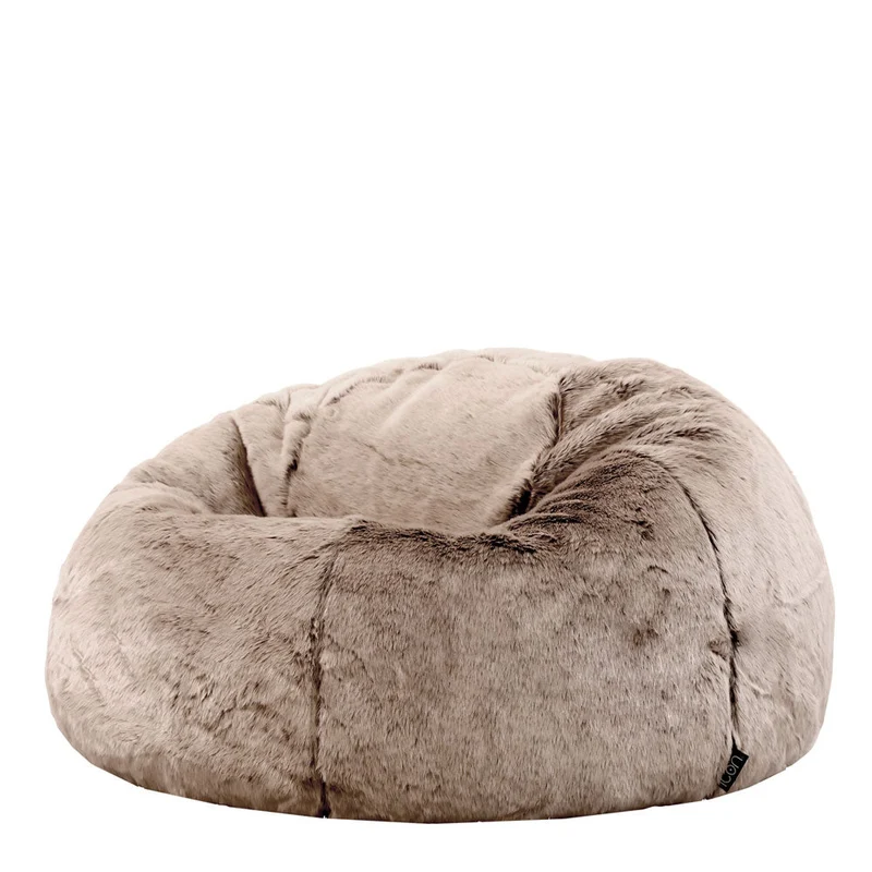 Sitzsack aus Kunstfell – Nerz