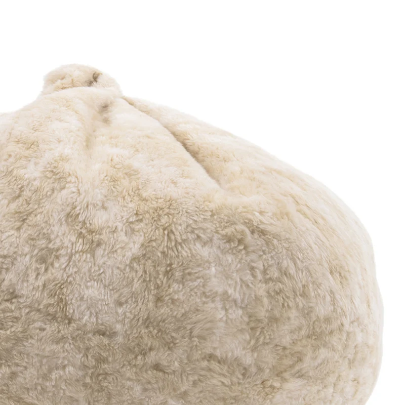 Sitzsack aus Kunstfell – Braun