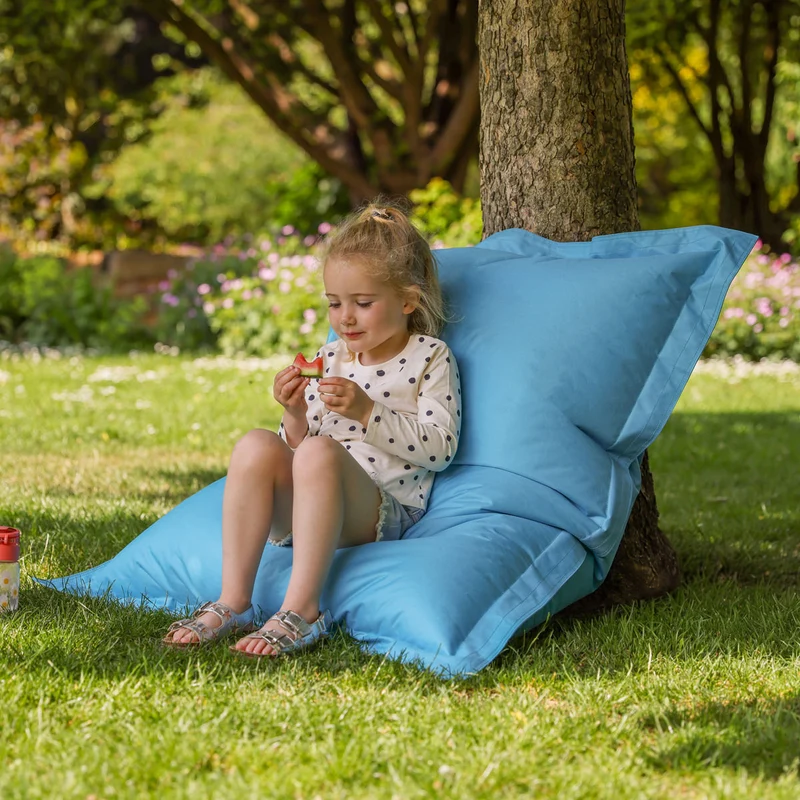 Kinder-Sitzsack Indoor-Outdoor Bodenkissen - Aqua