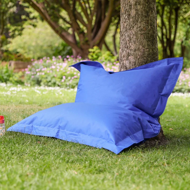 Kinder Sitzsack In- & Outdoor Bodenkissen - Blau
