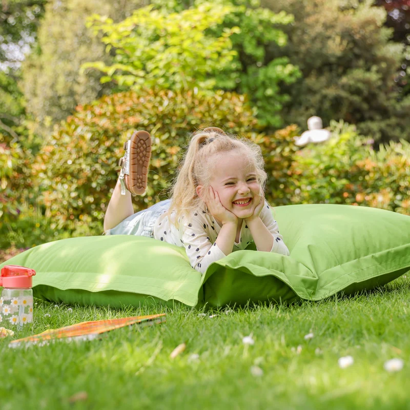 Kinder Sitzsack - Indoor & Outdoor Bodenkissen - Limettengrün
