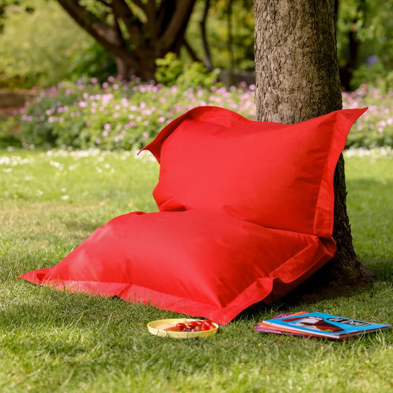 Kinder Sitzsack Indoor-Outdoor Bodenkissen - Rot