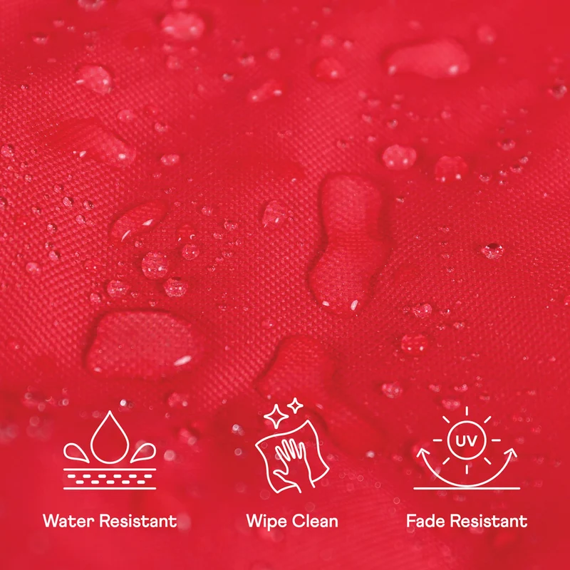 Kinder Sitzsack Indoor-Outdoor Bodenkissen - Rot