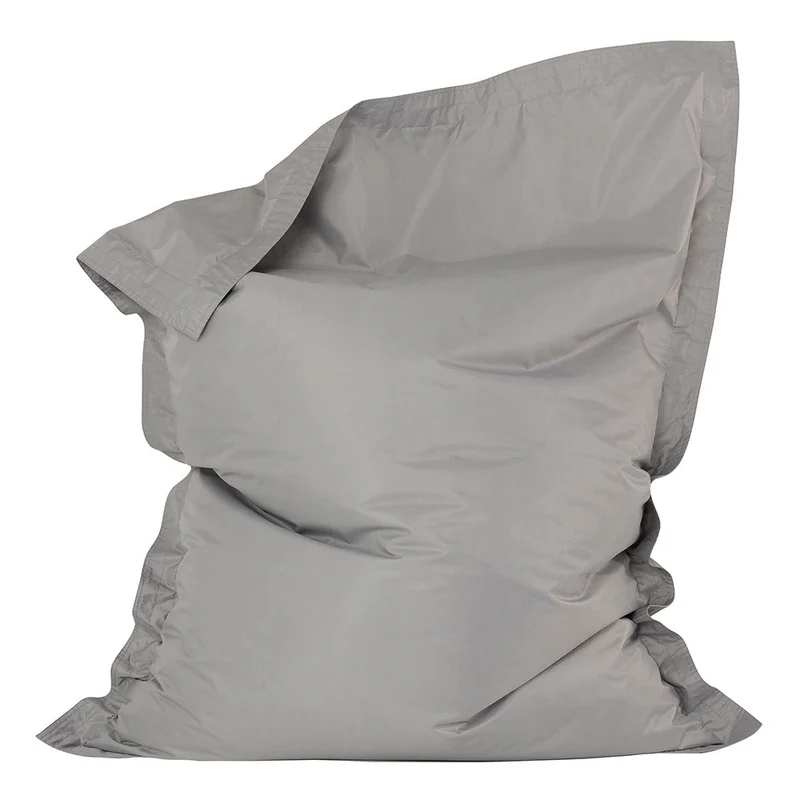 Riesiges Bodenkissen Sitzsack, Innen/Außen - Grau