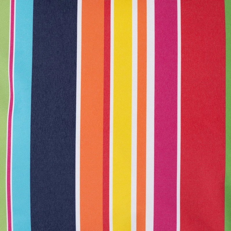 Gestreiftes Indoor-Outdoor Kissen - Technicolor