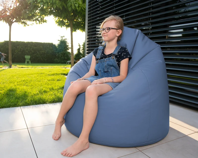 Sitzsack aus Kunstleder
