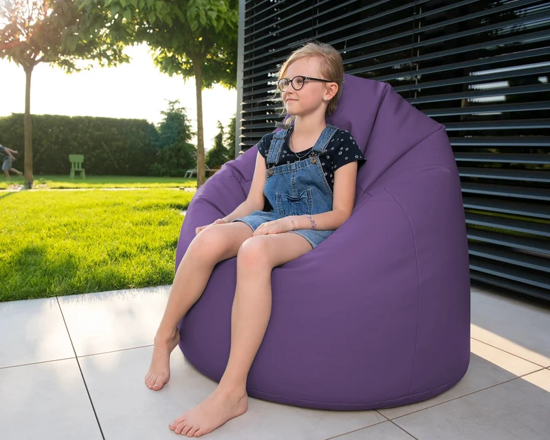 Sitzsack aus Kunstleder