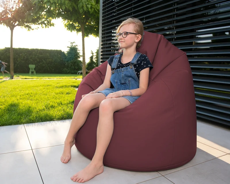 Sitzsack aus Kunstleder