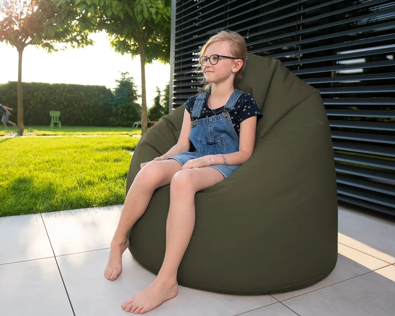 Sitzsack aus Kunstleder