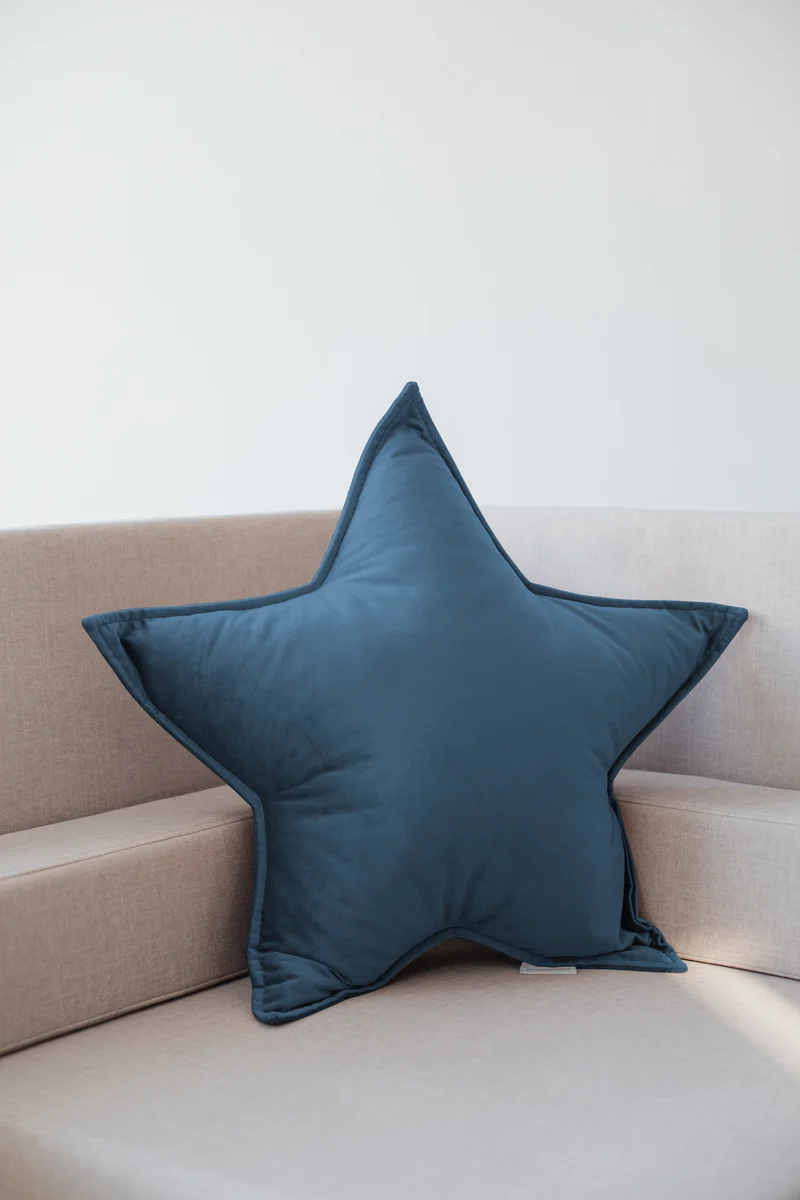 Weihnachtsstern-Kissen VELVET