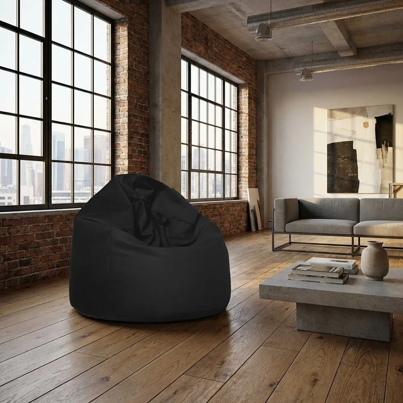 Sitzsack Flumpy Cloud XXL, schwarz