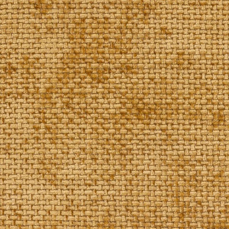 Milano Chenille Runder Hocker - Gold