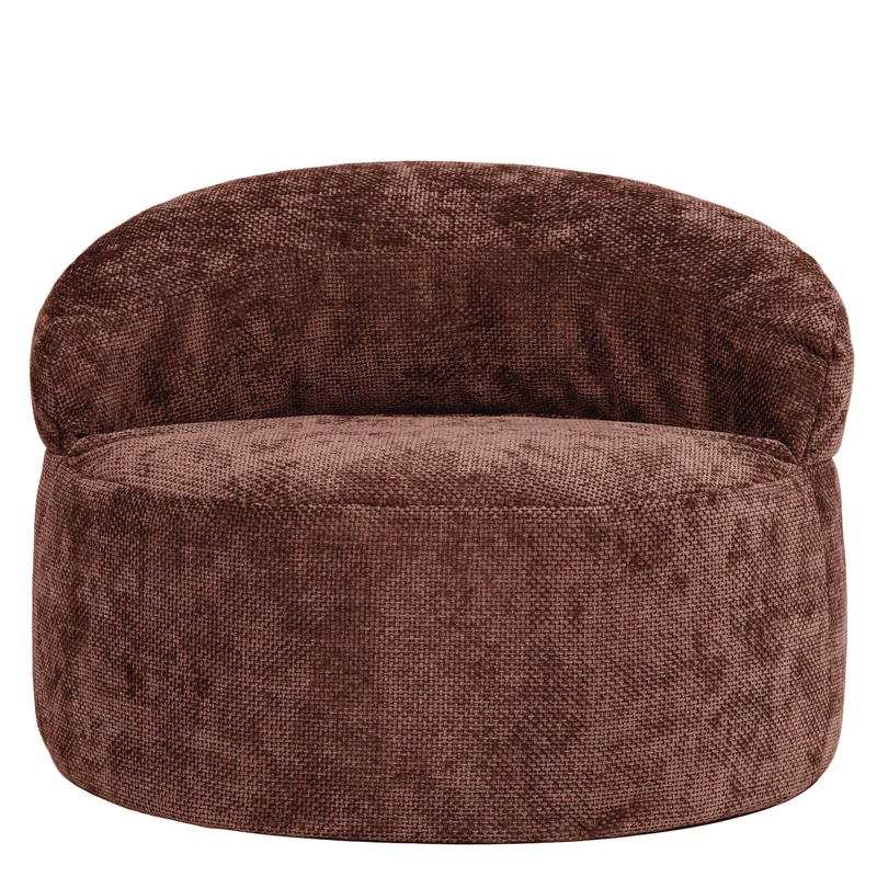 Orb Chenille Akzentsessel Sitzsack - Mulberry