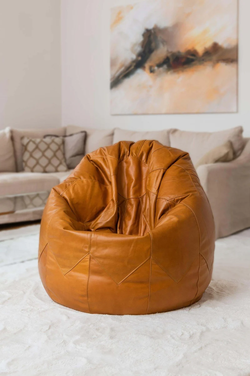 Sitzsack Leder Premium, Medium - São Bernardo