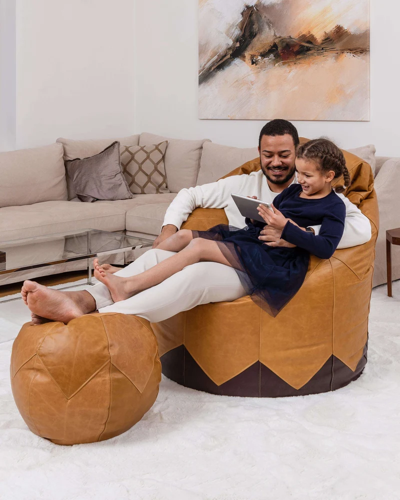 Sitzsack Leder Premium, Groß - São Bernardo