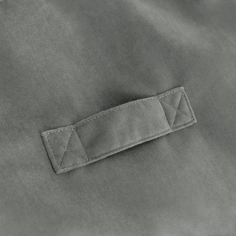 Natalia Sessel-Sitzsack mit Samtbezug, Dunkengrau