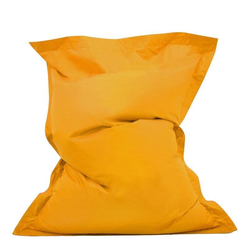 Riesiges Bodenkissen Sitzsack, Innen/Außen - Ockergelb