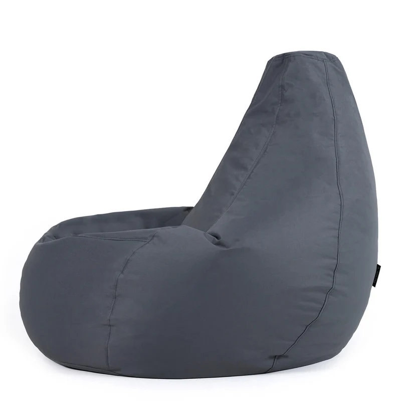 Recliner Sitzsack für den Innen- und Außenbereich, Dunkelgrau