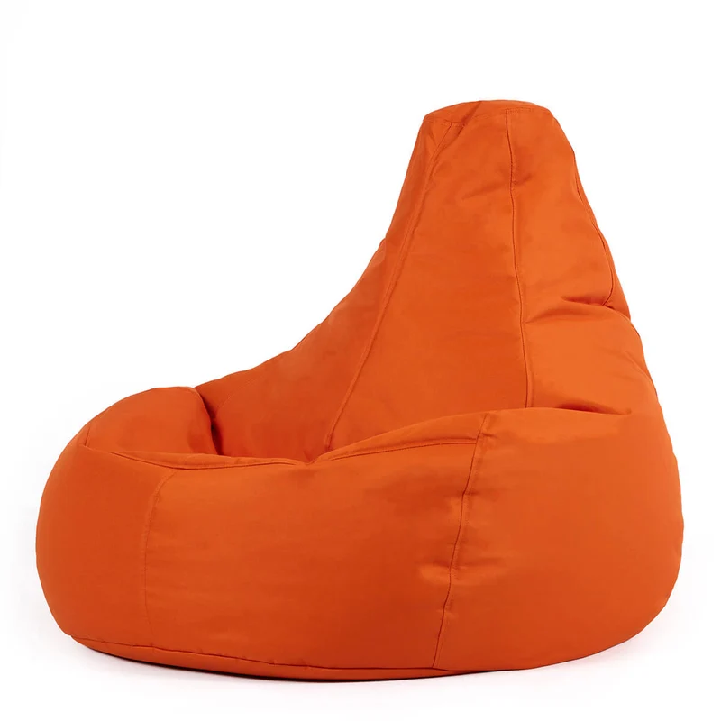 Dalton Sitzsack-Sessel für drinnen und draußen – Gaming-Sitzsack – Burnt Orange