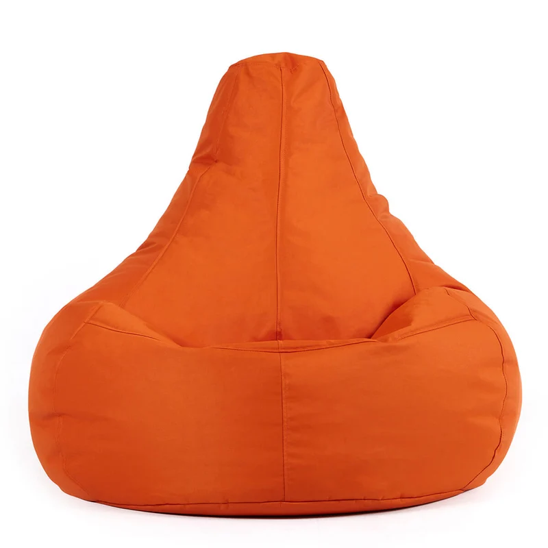 Dalton Sitzsack-Sessel für drinnen und draußen – Gaming-Sitzsack – Burnt Orange