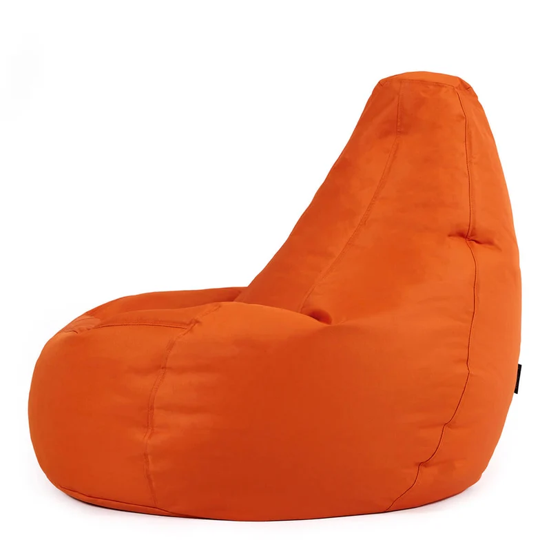 Dalton Sitzsack-Sessel für drinnen und draußen – Gaming-Sitzsack – Burnt Orange