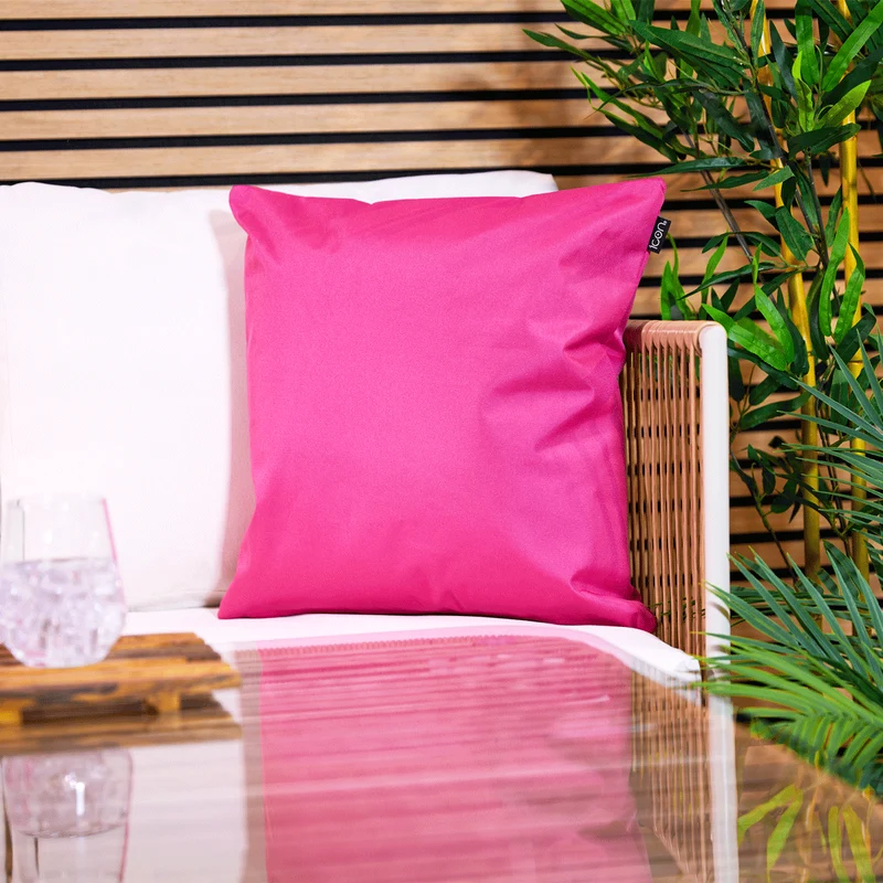Einfaches Indoor-Outdoor-Kissen - Rosa