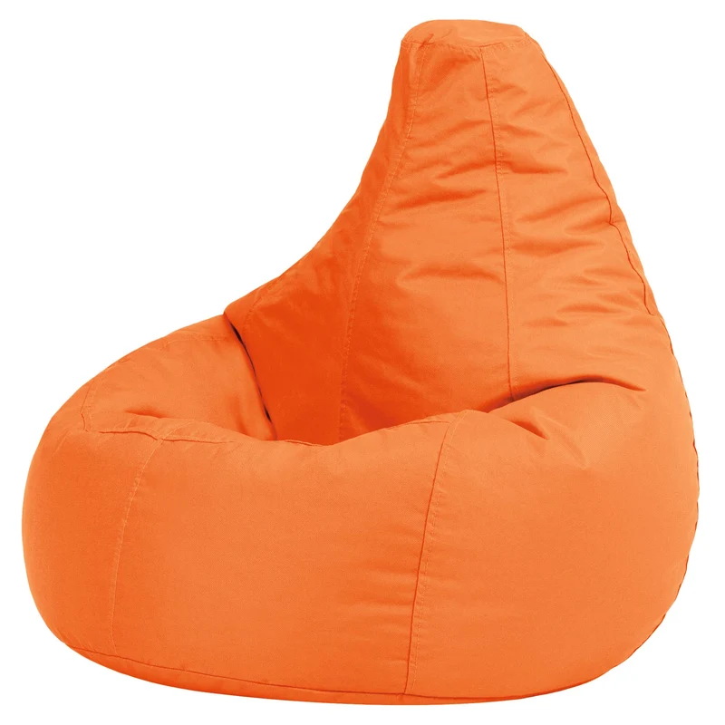 Sitzsack Dalton Indoor-Outdoor mit hoher Rückenlehne für Kinder – Burnt Orange