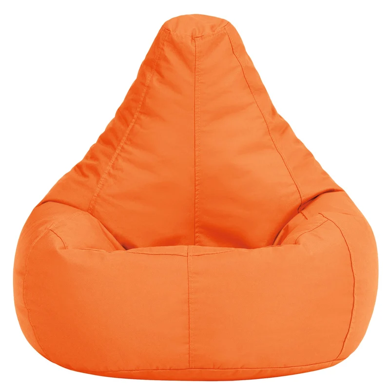 Sitzsack Dalton Indoor-Outdoor mit hoher Rückenlehne für Kinder – Burnt Orange