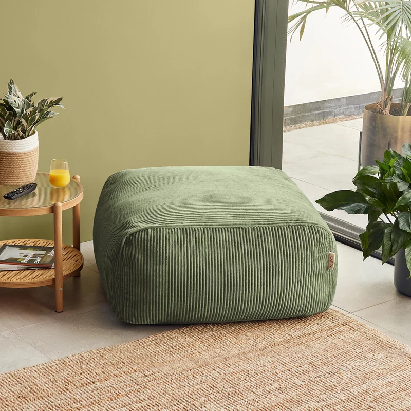 Zen Modulares Sofa, Jumbo Cord, Salbeigrün
