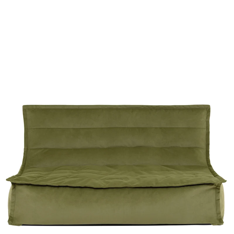 Kota Samt-Sofa – Olivgrün
