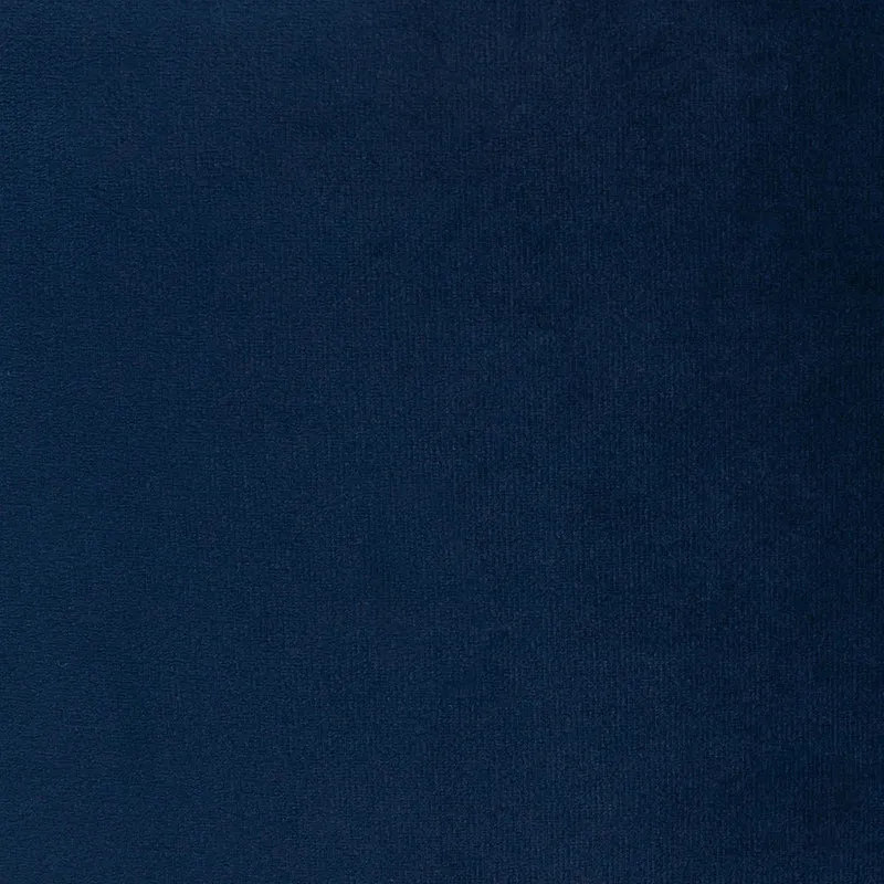 Amara Samt-Sitzhocker – Marineblau
