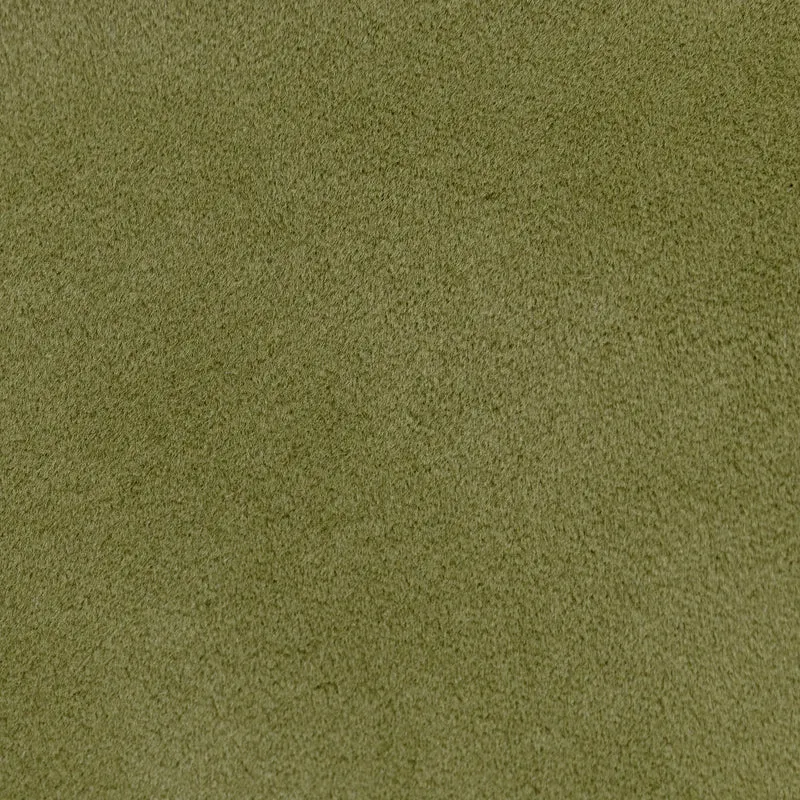 Milano Samt-Sitzpouf – Olive