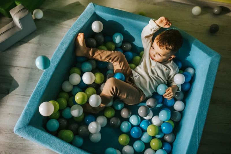 Bällebad Bällepool Quadrat Weiches Für Kinder Plastikbälle Spielbecken