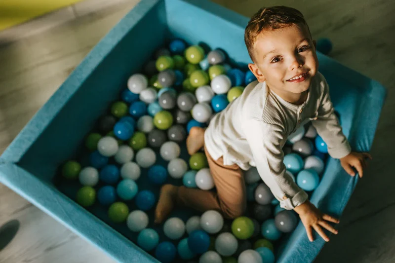 Bällebad Bällepool Quadrat Weiches Für Kinder Plastikbälle Spielbecken
