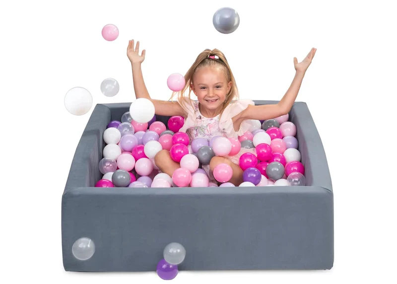 Bällebad Bällepool Quadrat Weiches Für Kinder Plastikbälle Spielbecken