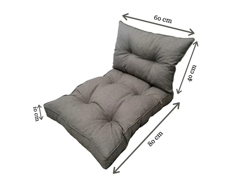 Rattan-Möbelkissen Loungekissen Gesteppt