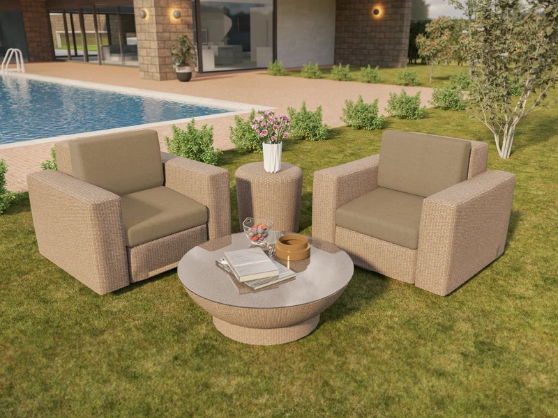 Rattan-Möbelkissen Loungekissen