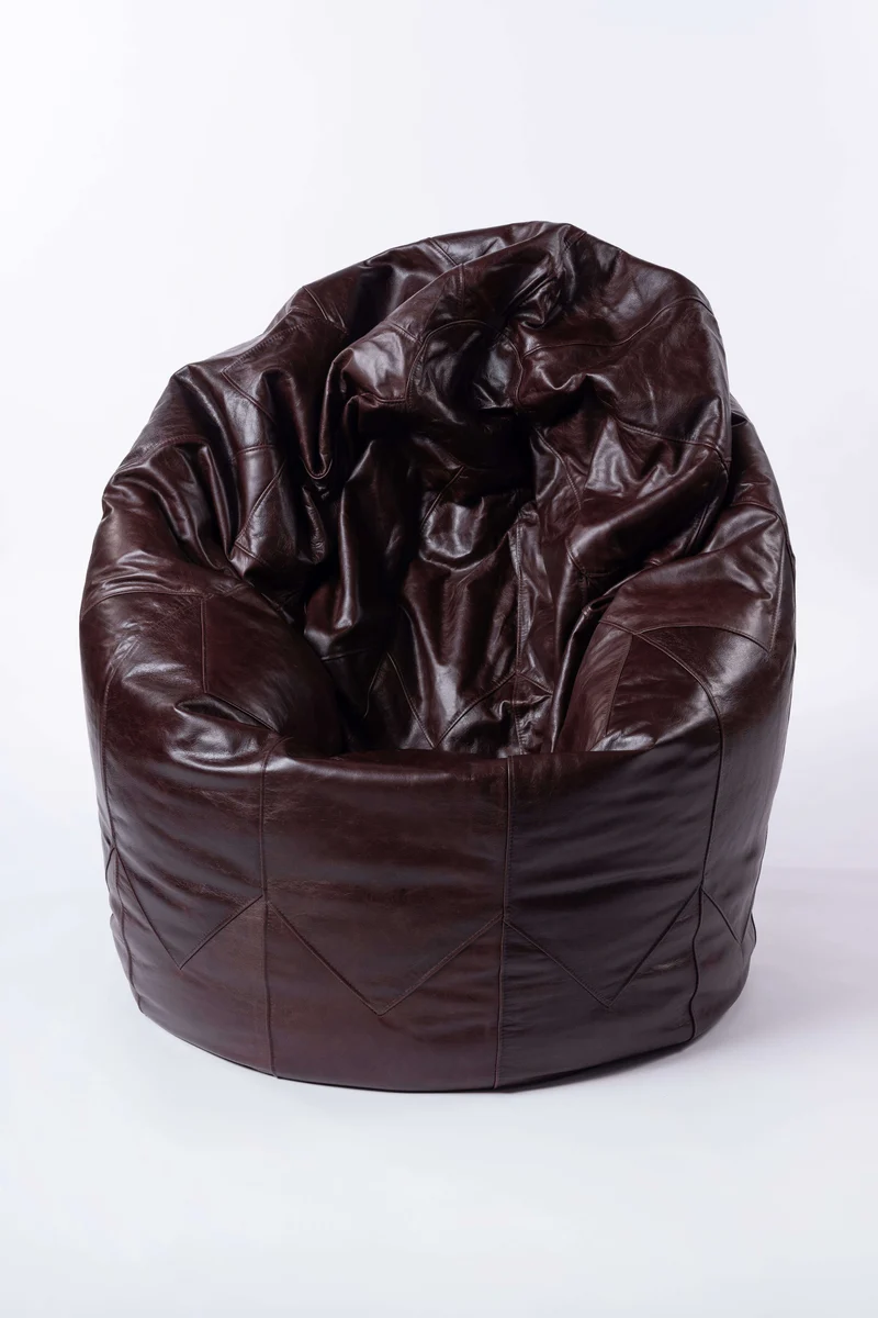 Sitzsack aus Leder Premium, Groß - Bahia
