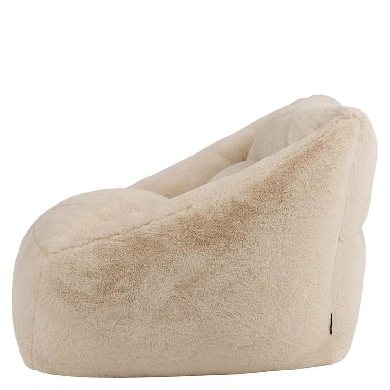 Natalia Sessel-Sitzsack, Kunstkaninchenfell, Naturfarbe