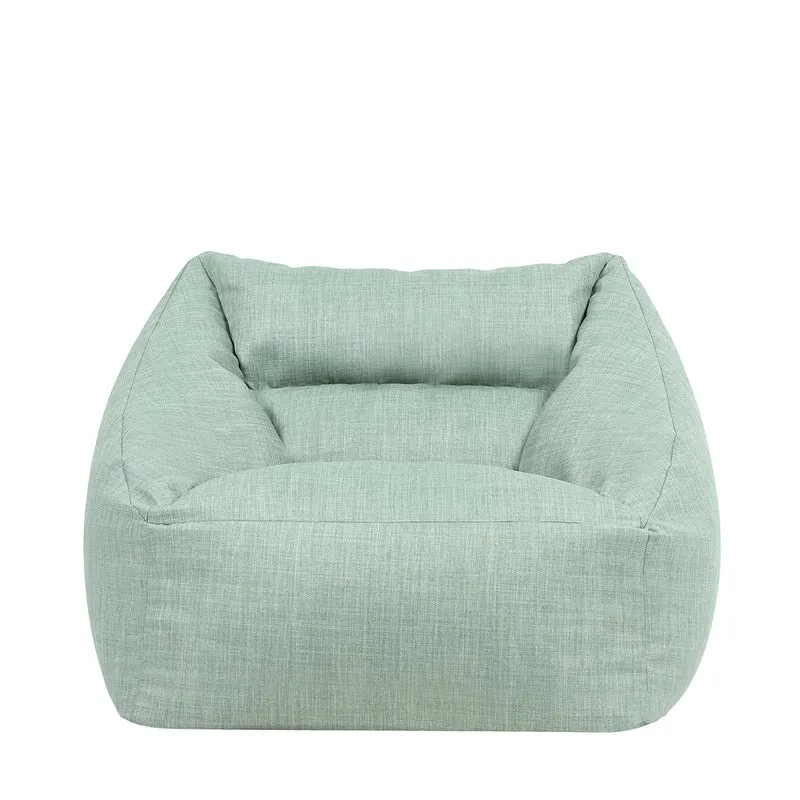 Natalia Gewebter Outdoor-Sessel-Sitzsack, Salbeigrün