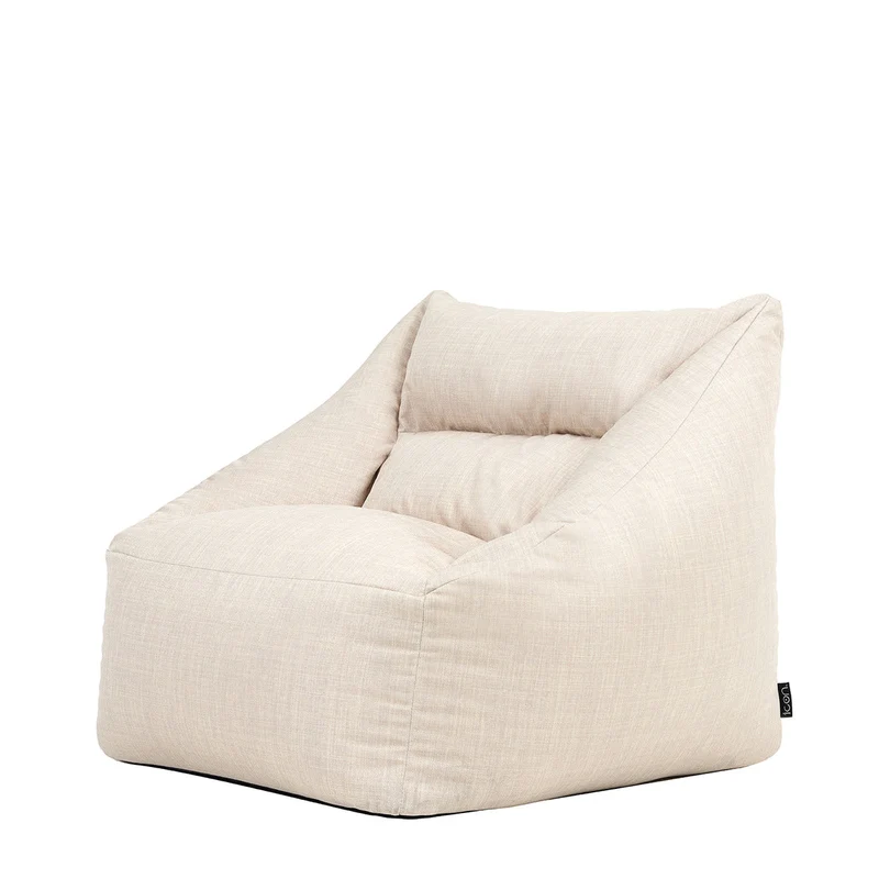 Natalia Gewebter Outdoor-Sessel-Sitzsack, Naturfarben