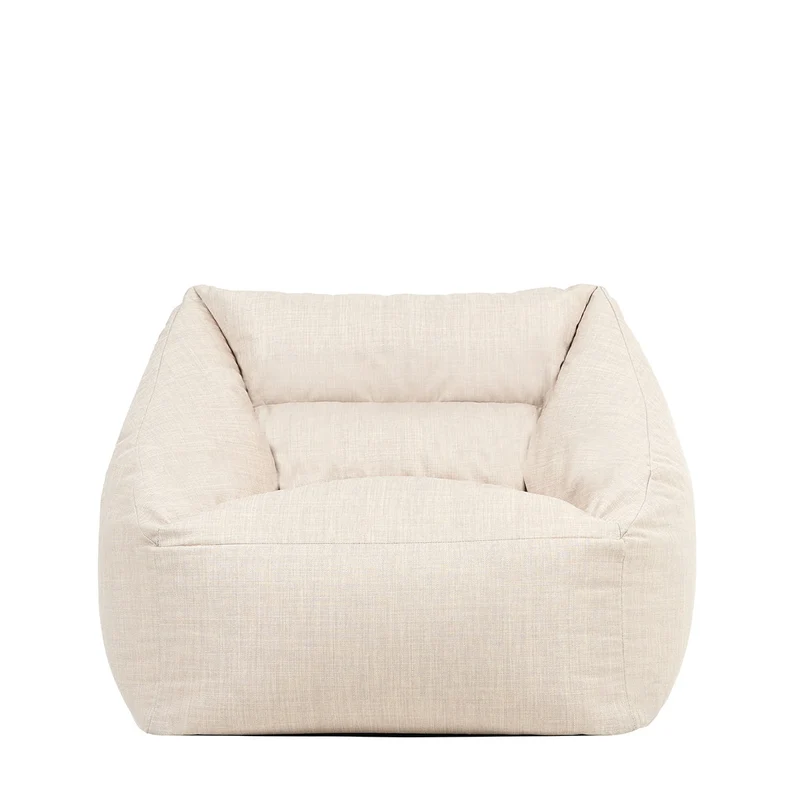 Natalia Gewebter Outdoor-Sessel-Sitzsack, Naturfarben